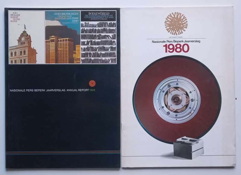 Collection of 10 Nasionale Pers Beperk Annual Reports