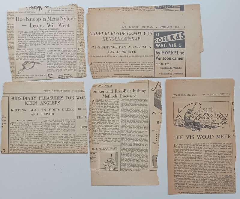 Bottom Fishing in Cape Waters (Published 1917, With 5 Loosely Inserted Newspaper Clippings) | A. ...