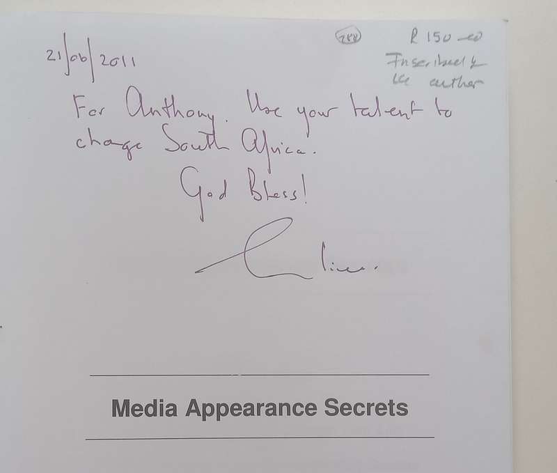 Media Appearance Secrets (Inscribed by Author) | Clive Simpkins