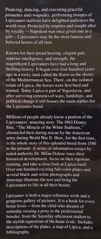 Lipizzaner: The Story of the Horses of Lipica, Commemorating the 400th Anniversary of the Lipizzaner