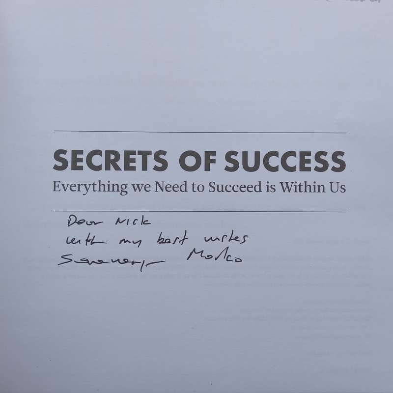 Secrets of Success (Inscribed by Author) | Marko Saravanja