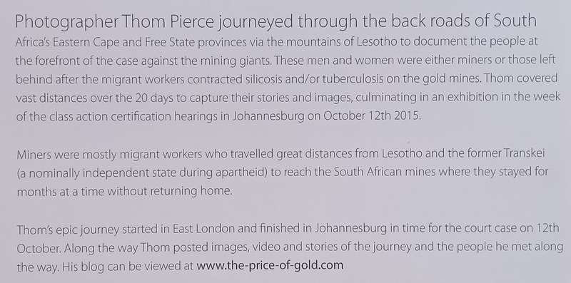 The Price of Gold: An Exhibition of Photographs by Thom Pierce