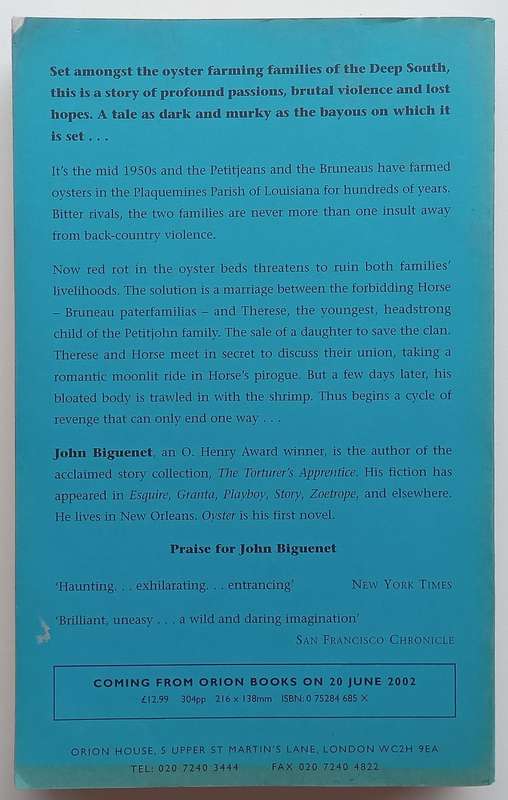 Oyster (Proof Copy) | John Biguenet