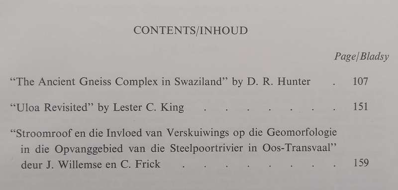 Transactions of the Geological Society of South Africa (Vol. LXXIII, Part III) | D. J. L. Visser ...
