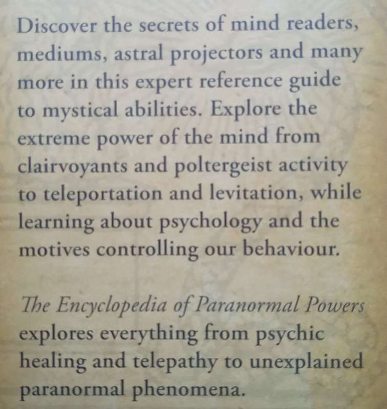 The Encyclopedia of Paranormal Powers | Brian Haughton