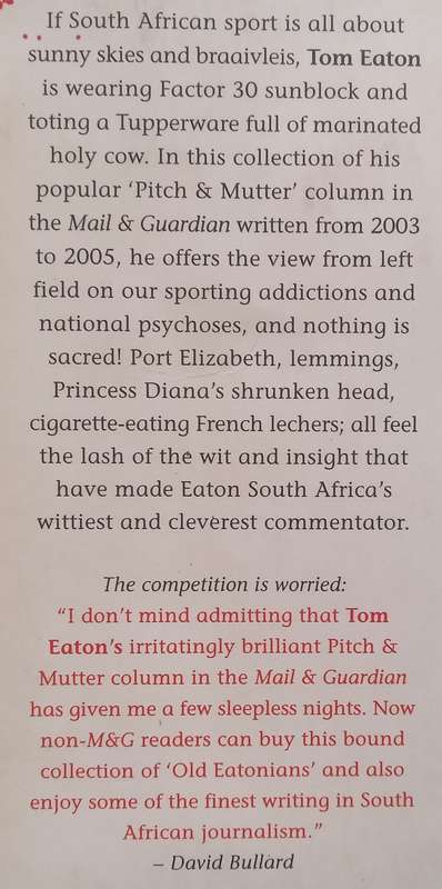 Twelve Rows Back (With Authors Humorous Inscription) | Tom Eaton