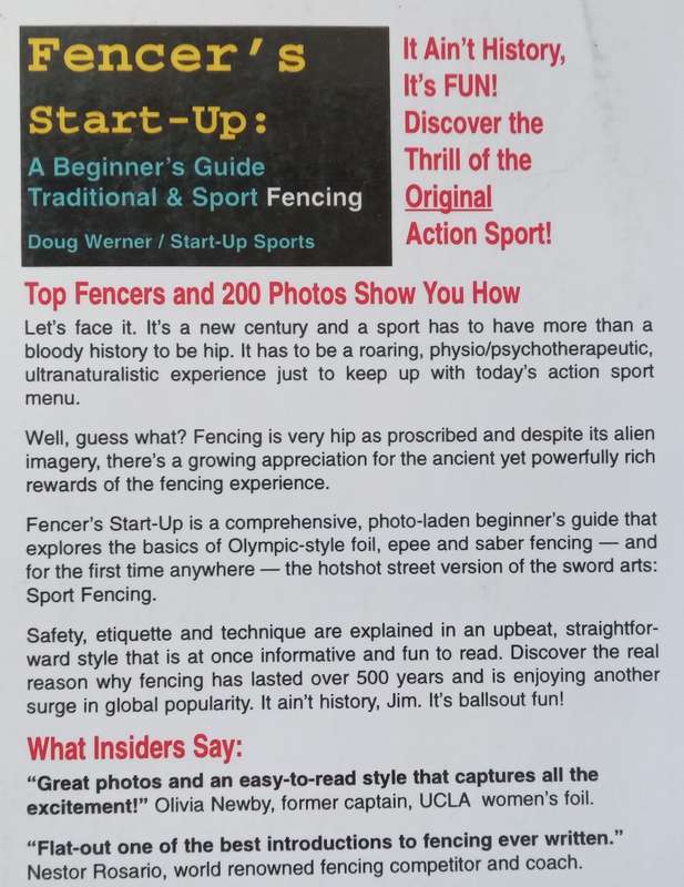 Fencers Start-Up: A Beginners Guide to Traditional & Sport Fencing | Doug Werner