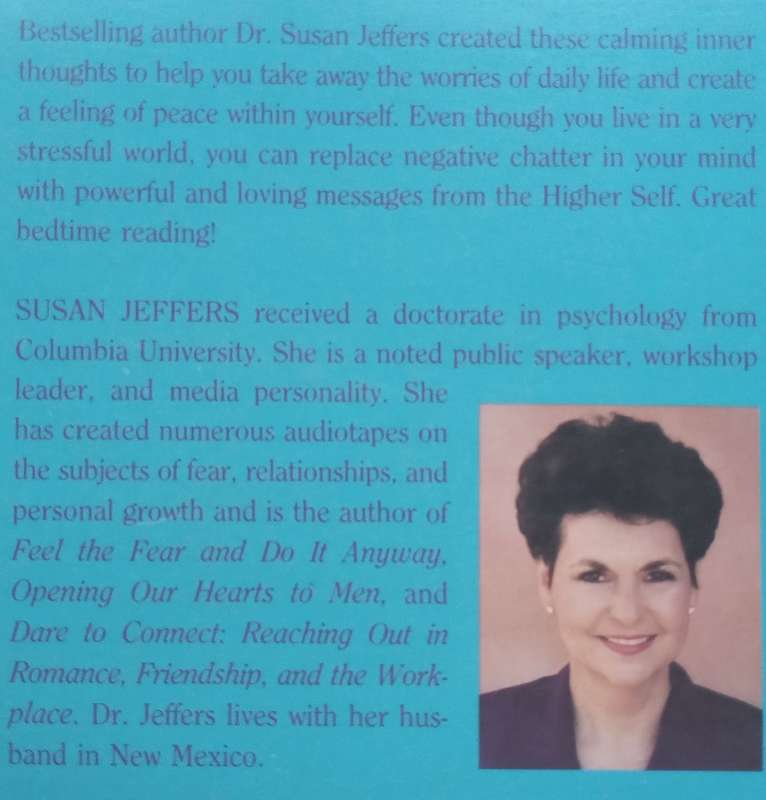 Inner Talk for Peace of Mind | Susan Jeffers