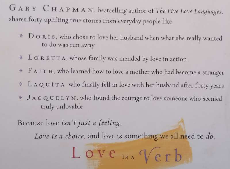 Love is a Verb: Stories of What Happens When Love Comes Alive | Gary Chapman