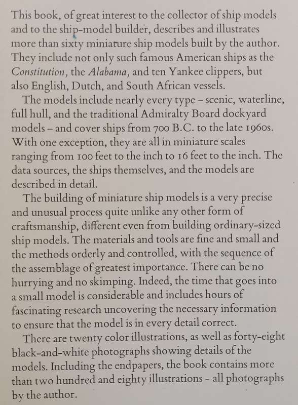Ship Models in Miniature | Donald McNarry