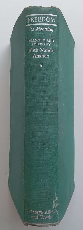 Freedom: Its Meaning (Published 1942) | Ruth Nanda Anshen (Ed.)