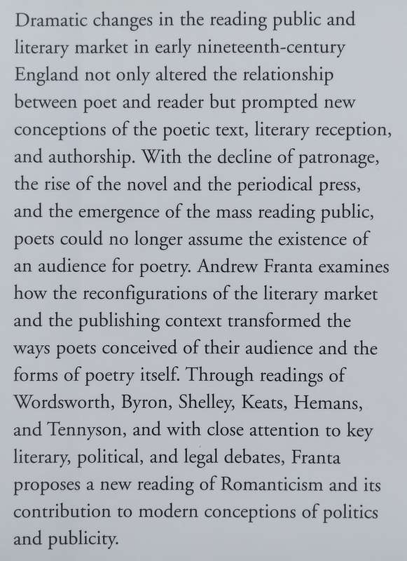 Romanticism and the Rise of the Mass Public | Andrew Franta