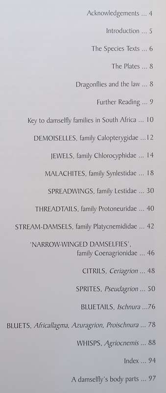 A Fieldguide to the Damselflies of South Africa | Warwick & Michele Tarboton