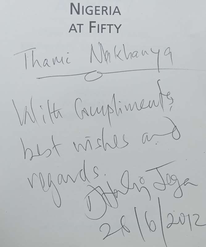 Nigeria at Fifty: Contributions to Peace, Democracy &amp; Development (Inscribed by Editor) | Att...