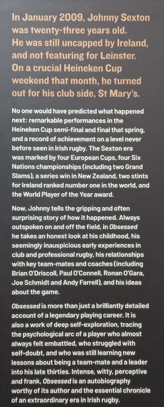 Obsessed: The Autobiography | Johnny Sexton