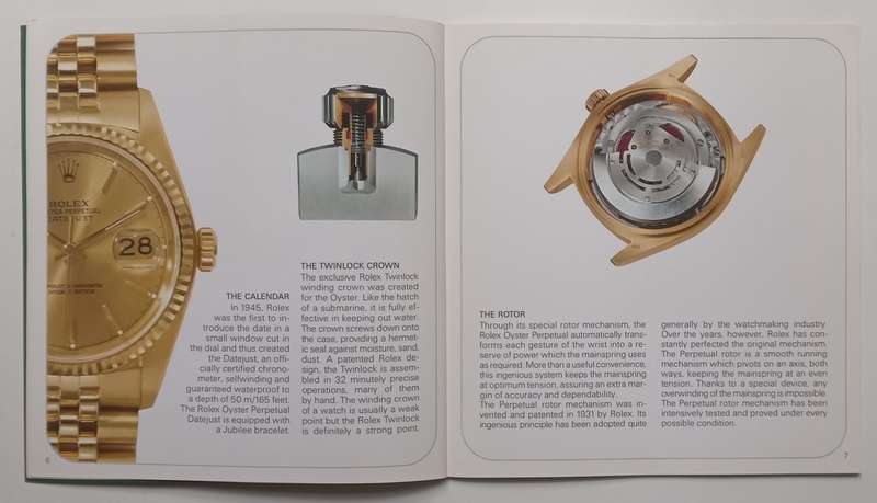 Rolex Oyster Catalogue 1977
