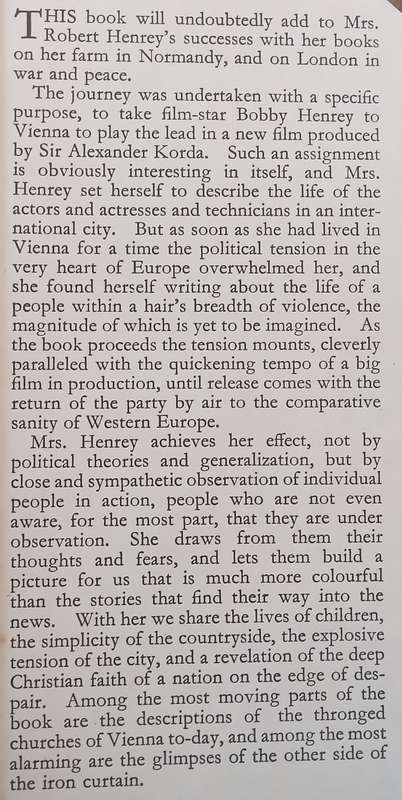 A Journey to Vienna | Mrs Robert Henrey