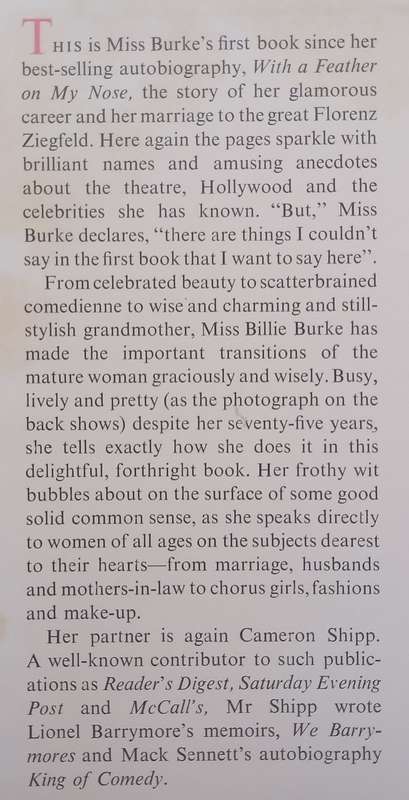With Powder on My Nose | Billie Burke & Cameron Shipp