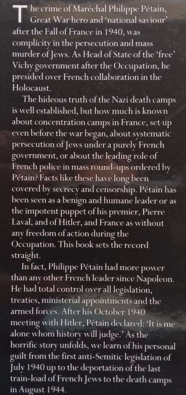 Petains Crime: The Full Story of French Collaboration in the Holocaust | Paul Webster
