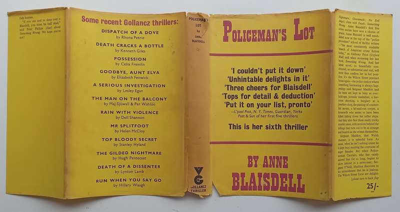 Policemans Lot (First Edition, 1969) | Anne Blaisdell