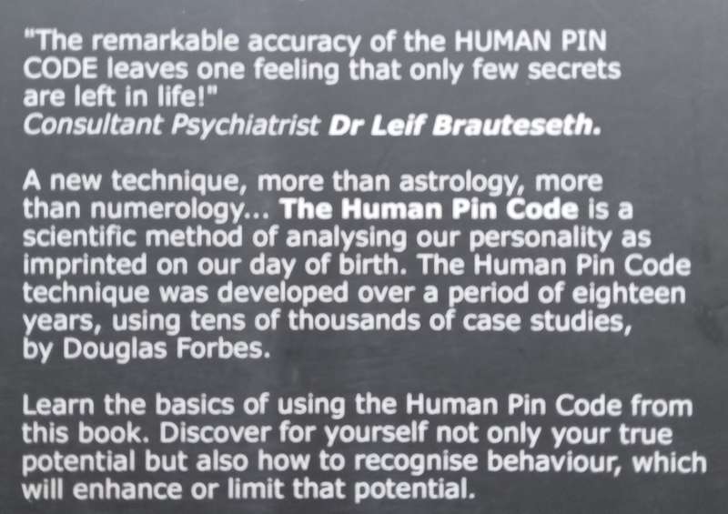 Human Pin Code: The Sacred Maths in Your Birth Date (Inscribed by Author) | Douglas Forbes & Rich...