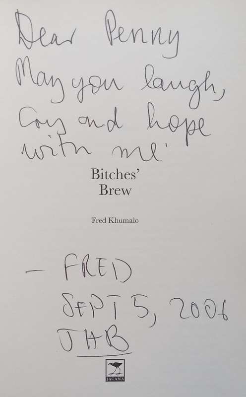 Bitches Brew (Inscribed by Author) | Fred Khumalo