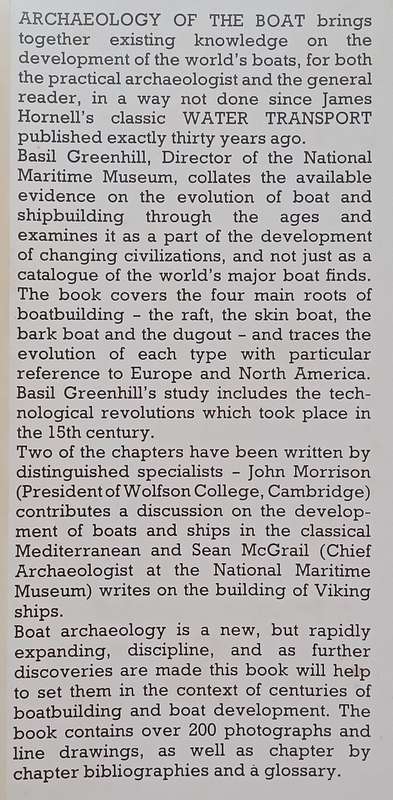 Archaeology of the Boat | Basil Greenhill