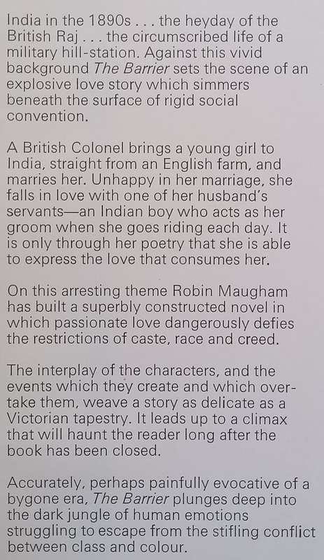 The Barrier: A Novel (With Sonnets by John Betjeman) | Robin Maugham