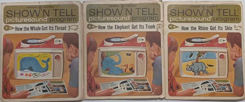 Show n Tell Picture and Sound Program (3 Issues, Published 1965, With Records and Slides)