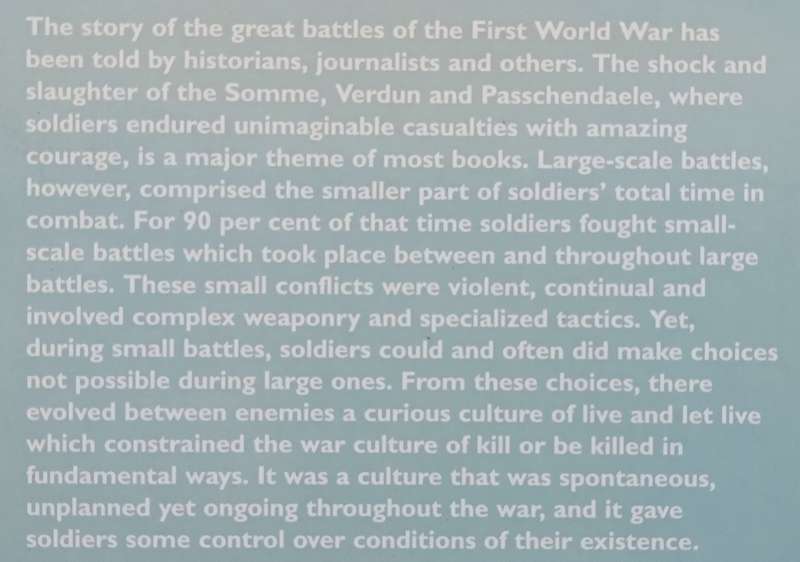 Trench Warfare, 1914-1918: The Live and Let Live System | Tony Ashworth