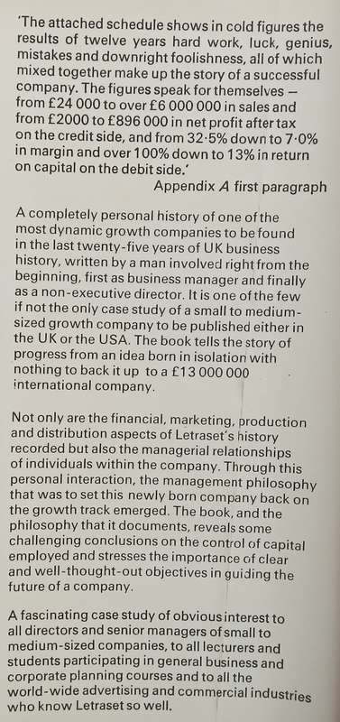 Letraset: A Lesson in Growth | John A. Chudley