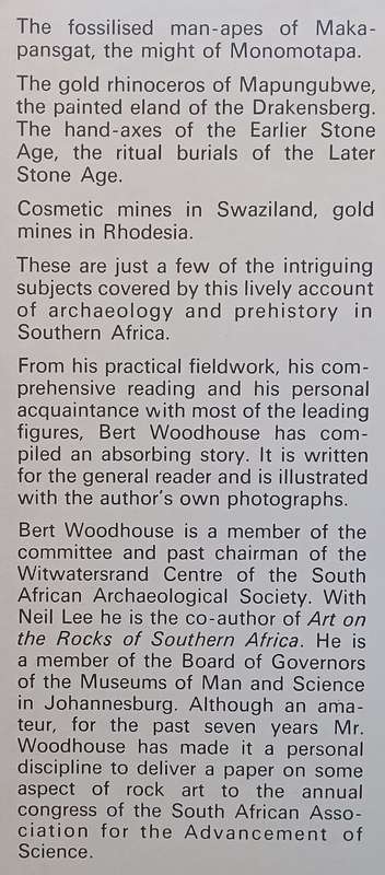 Archaeology in Southern Africa (Signed by Author) | H. C. Woodhouse