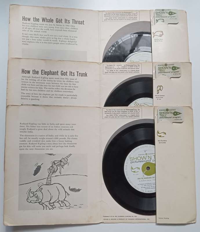 Show n Tell Picture and Sound Program (3 Issues, Published 1965, With Records and Slides)