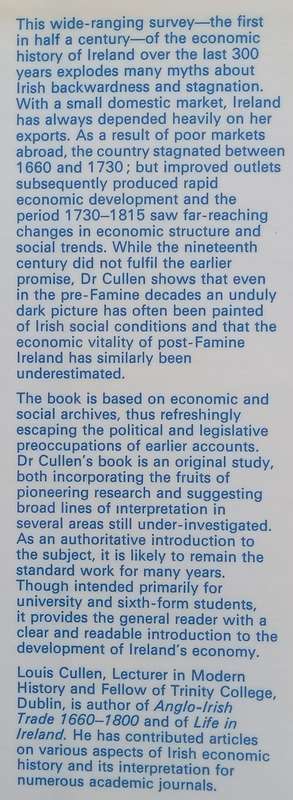 An Economic History of Ireland Since 1660 | L. M. Cullen