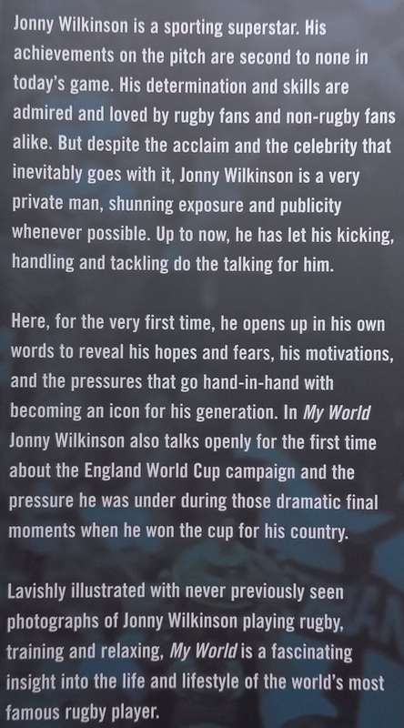 My World | Jonny Wilkinson