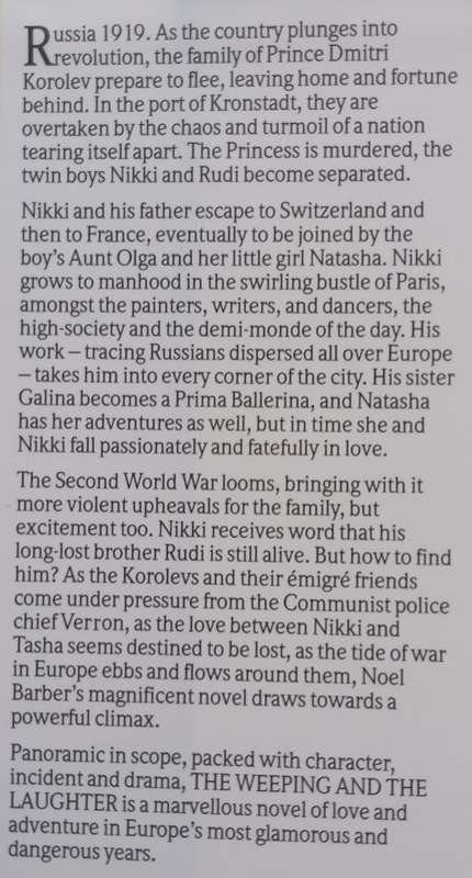 The Weeping and the Laughter: A Novel of Paris | Noel Barber