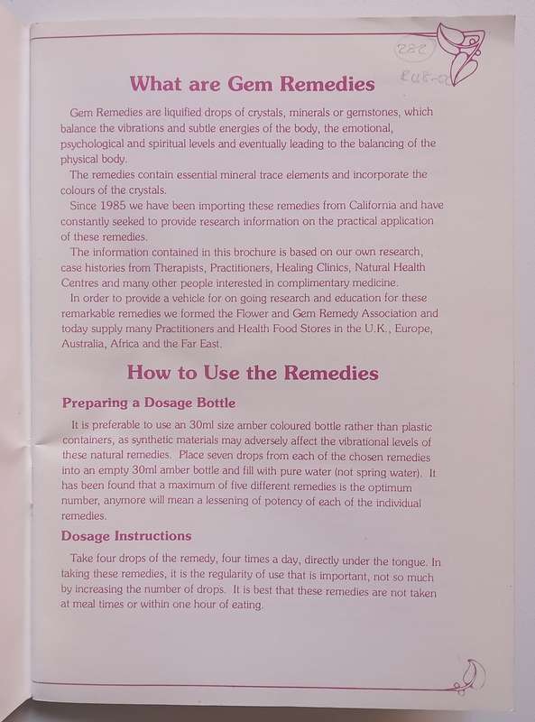 The Repertory of Gem Remedies
