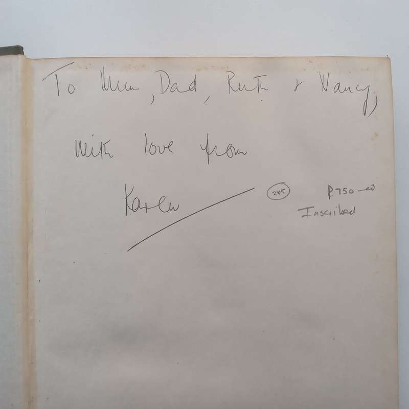 Some Reflections on English War Poetry, with Particular Reference to the 1914-1918 War (Inscribed...