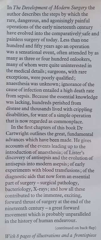 The Development of Modern Surgery from 1830 | Frederick F. Cartwright