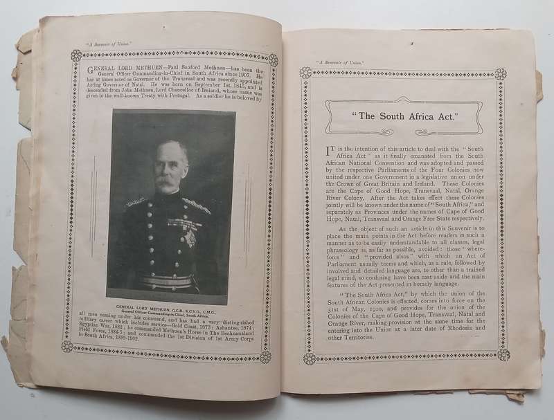 South Africa: A Souvenir of Union (When South Africa Became a Union)