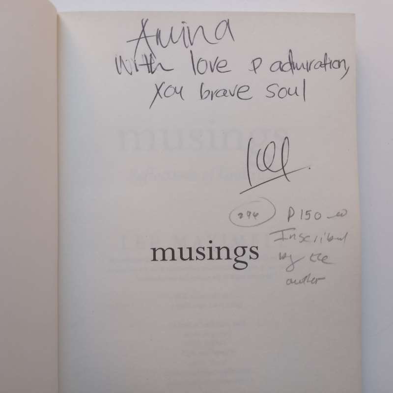 Musings: Reflections of Gratitude (Inscribed by Author) | Lee Mayimele