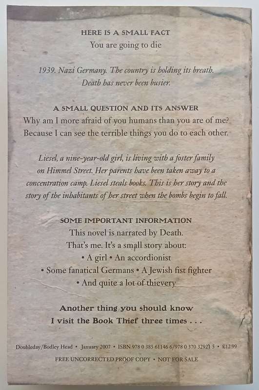 The Book Thief (Proof Copy) | Markus Zusak