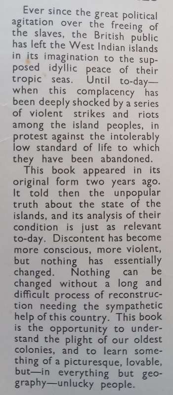 Warning from the West Indies (Published 1938) | W. M. Macmillan