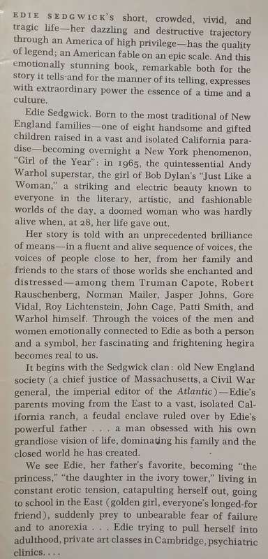 Edie: An American Biography (Signed by Author) | Jean Stein
