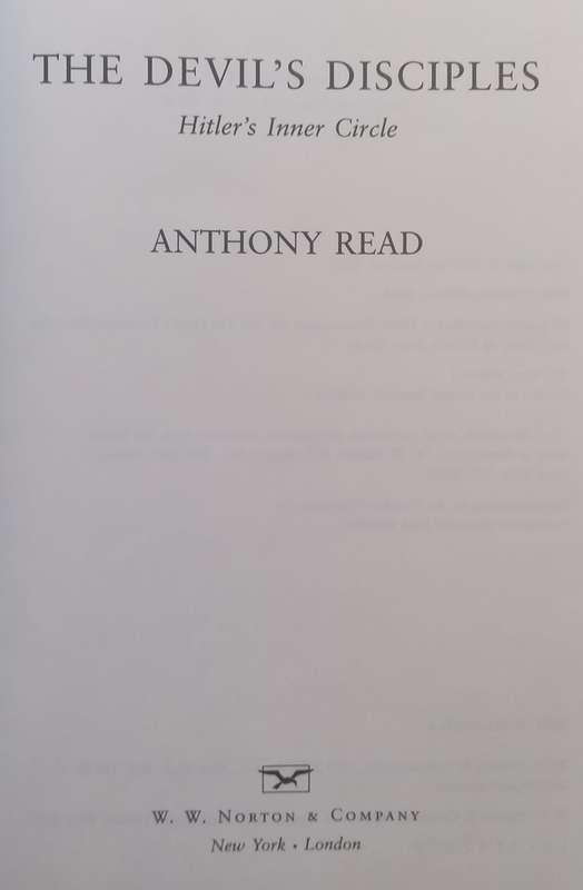 The Devils Disciples: Hitlers Inner Circle | Anthony Read