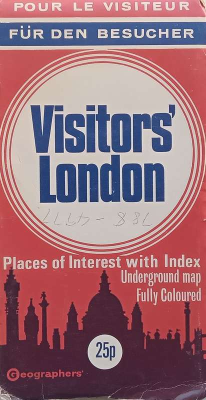 Visitors London: Places of Interest (Folded Map)