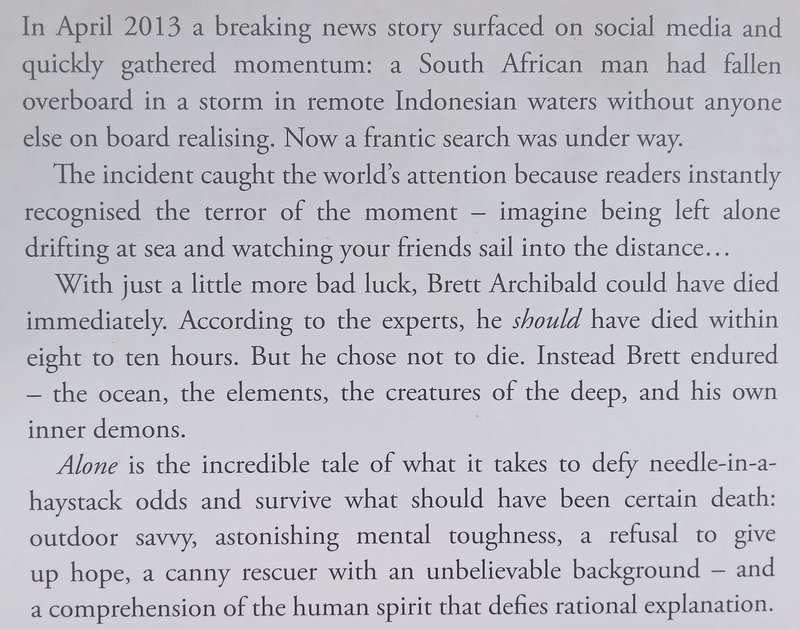 Alone: The Search for Brett Archibald (Inscribed by Author) | Brett Archibald