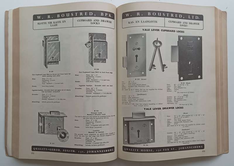 W. R. Boustred Limited (Catalogue of Hardware and Building Supplies)