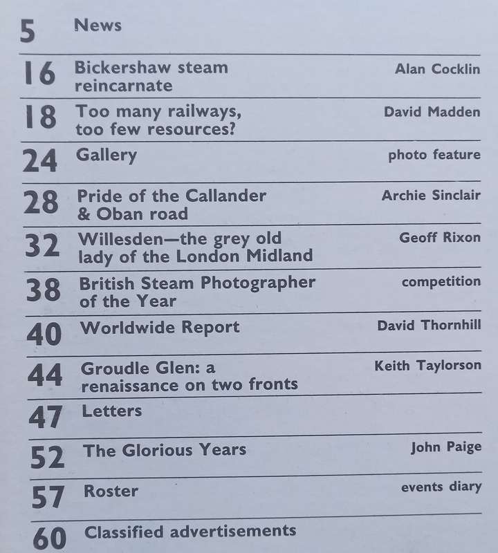 Steam World (Issue No. 26, May 1983)