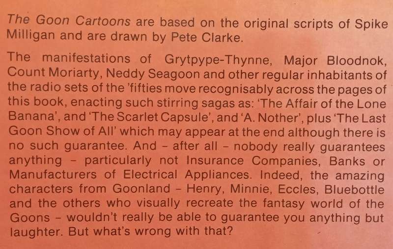 The Goon Cartoons (Illustrated by Pete Clarke) | Spike Milligan